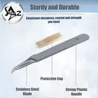 10 Disposable Sterile Surgical Scalpel #12 with Cap -Podiatry,Dissection,Carving