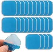 Pack of 24 Compatible with EM 59 Heat, Self-Adhesive Electrodes for EMS Training, EM 59 Heat Gel Pads Replacement Set, Ideal for Muscle Stimulation and Relaxation, 4 x 4 cm Size