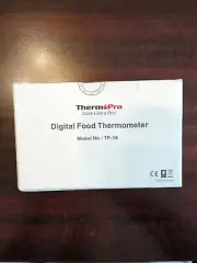 ThermoPro TP16 Thermometer Clock Timer Large LCD Digital Cooking Food Meat BBQ