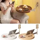 Wall Mounted Foldable Small Tea Round Tables Bedside Cabinets Coffee