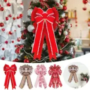 Christmas Bows Decorations Large Christmas Tree Topper Bow For Xmas Home Decor