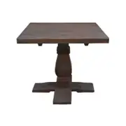 Florence Lamp Table 70cm Pedestal Solid Timber Wood French Provincial