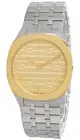 GUCCI 25H 34MM QUARTZ GOLD DIAL SS WOMEN'S WATCH YA163403