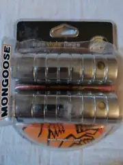 Mongoose Freestyle BMX Bike Pegs Chrome Plated Extreme Gear Brand New Sealed