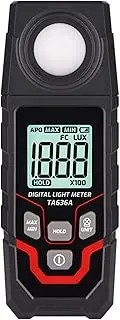 [Weytoll] Digital Luxmeter, 0~200,000 Lux and LCD Display Luxmeter, Lux-/FC Unit Selection Digital Lux Meter, Photometer Light Meter, Reaction and Data Hold, with German Instruction Manual