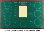 Journey to Gold Plaque-Display the Patches Your Girl Scout Earned on Her Journey