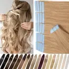 Seamless Russian Tape In Skin Weft 100% Remy Human Hair Extensions Ombre-THICK L
