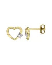 Created Forever Silver 0.14 ct. tw. Lab-Grown Diamond Stud Earrings