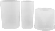 Generic 1 Set Teaching Rain Gauge Measuring Rain Guage Cylinder Water Timer Automatic Artificial Lawn Water Gauge Rain Meter Rain Gauge Outdoor Rain Gauge Replacement White Abs re-usable