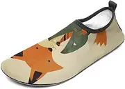 [BTCOWZRV] Water Shoes for Women Men Holding A Leaf Water Sports Shoes Slip-on Breathable Lightweight Athletic Aqua Sock