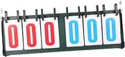 Happyyami Desk Flipper Scoreboard Portable Scorekeeper for Tennis Basketball Soccer More Durable Flip Design for Tracking Sports Events