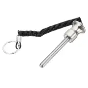 3/8 x 3-1/8" Magnetic Weight Stack Pin Universal Gym Pin Silver