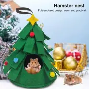 Christmas Hamster Squirrel House Washable Keep Warmth Green Small Pet Bed