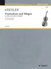 Praeludium and Allegro in Style of Gaetano Pugnani Fritz Kreisler 049000903