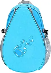 Kids Tennis Racket Bag Carrying Tote Bag, Duffle Bag Carry Case Waterproof Zipper Pickleball Paddles Backpack Storage for Balls, Traveling, Player