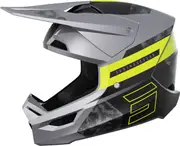 Shot Furious Patrol Motocross Helmet, grey-yellow, Size XL for Men Grey Yellow