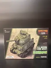 Meng World War Toons U.S. Medium Tank M4A1 Sherman Model Kit