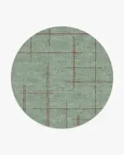 245' Round | Machine Washable Runner Rug | Kid & Pet Friendly | Indoor Rug | Stellan Sage Tufted Rug | Ruggable