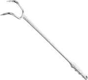 IMIKEYA Stainless Steel Meat Hook BBQ Turner Hook for Grilling Camping and Food Service Lightweight and Practical Cooking Tool for Outdoor Gatherings and Parties