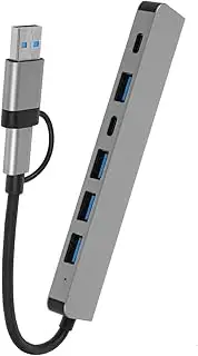 jojofuny Hub Adapter Multi Port Splitter for Laptop Type Docking Station with Enhanced Functionality Connect Multiple Devices Simultaneously Extension Cable for Versatile Use