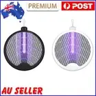 Foldable Electric Mosquito Swatter Handheld 1000mAh Bug Zapper for Home Bedroom