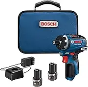 Bosch GSR12V-300HXB22 12V Max Brushless 1/4 In. Hex Two-Speed Screwdriver Kit with (2) 2.0 Ah Batteries