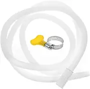 AUTSUPPL Drain Hose Kit 4m Extension Elbow Connector Pe Abs Weatherproof Replacement for Outdoor Units