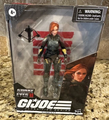 SCARLETT New Hasbro GI Joe Classified Series Snake Eyes Origins Movie 6" Figure