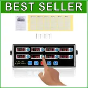 Waterproof Commercial Cooking Timer with Adjustable Loud Alarm & 8 Channels