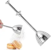 LeoLeoyy Flour Duster for Baking | Powdered Sugar Flour Duster Dispenser - Powdered Sugar Flour Duster Dispenser Shaker for Powdered Sugar, Flour, and Spices (Tapered)