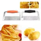 Stainless Steel Carrot Slicer Potato Slicer Vegetable Cutter Crinkle Chopper