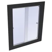 Stratco Shed Sliding Window Gun Metal Grey