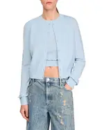Sandro Emile Ruffled Cardigan