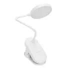 LED Reading Light Desk Clip On Lamp Rechargeable 3 Modes Dimmable Touch Control