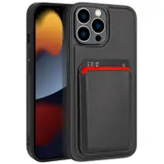 ZUSLAB iPhone 13 Pro Max Case, Magnetic Detachable Card Holder Wallet Shockproof Heavy Duty Protective Cover for Apple (2021) - Black