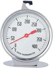 Stand Up Dial Oven Thermometer Stainless Steel Large Gage Kitchen Baking Supplies Home and Family Appliance and Decor, Modern