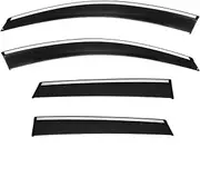 STIDPFZX Window Visor Side Window Deflector Weather Shield Awnings & Shelters Compatible for BAIC Senova X55 2015 2016 2017 2018 2019 2020