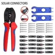 Solar Crimper For MC4 PV Crimping Pliers Cable Terminal Tool Panel Connector Kit