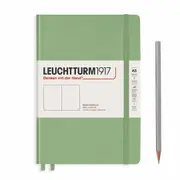 Notebook Hardcover, Plain, 251 Numbered Pages (Sage) - A5
