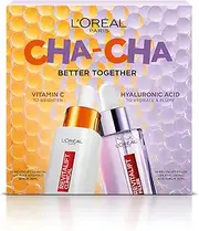[L'Oreal Paris] Revitalift, Pure Vitamin C & Hyaluronic Acid Serums, Brighten & Plump, CHa-CHa Better Together Duo Set