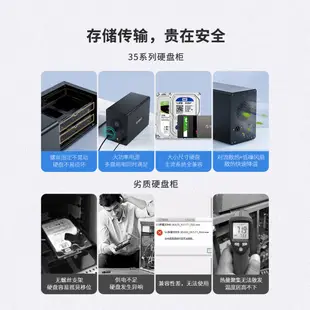 ORICO 35系列 2.5 3.5吋硬碟櫃陣列 raid 硬碟外接盒 SATA串口 3559RU3