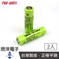 在飛比找蝦皮商城優惠-PRO-WATT 18650鋰充電池 2800mAh 超高容