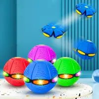 在飛比找蝦皮購物優惠-Ls魔術球led飛碟球平拋圓盤球玩具球潮流