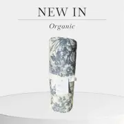 New Pottery Barn Organic Cotton Sorrel Toile Tablecloth 70”x126 Indigo Blue
