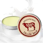 Beef Tallow Balm,Tallow Balm 100% Grass Fed Beef Tallow for Skin(70g/2.5oz), Beef Tallow for Skin Full Body