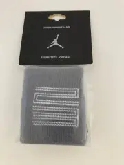 VTG Nike Jordan 23 Jumpman Wristband Cool Grey *** NEW ***