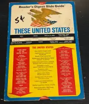 1968 Reader's Digest Slide Guide These United States