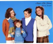Classic Elite Yarns CEY Knittng Pattern 9003 Zoom - Sweaters, Vest, Scarf, Cardi