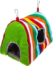 Abaodam Hanging Bird Warm Nest for Parrots and Birds Durable Cloth Pet Nest with Cozy Sleeping Space Bird Hammock for Canaries and Lovebirds