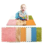 11.8"X11.8 Foam Mats for Kids, 6 Pcs Sensory Play Path Puzzle Floor Carpets S...